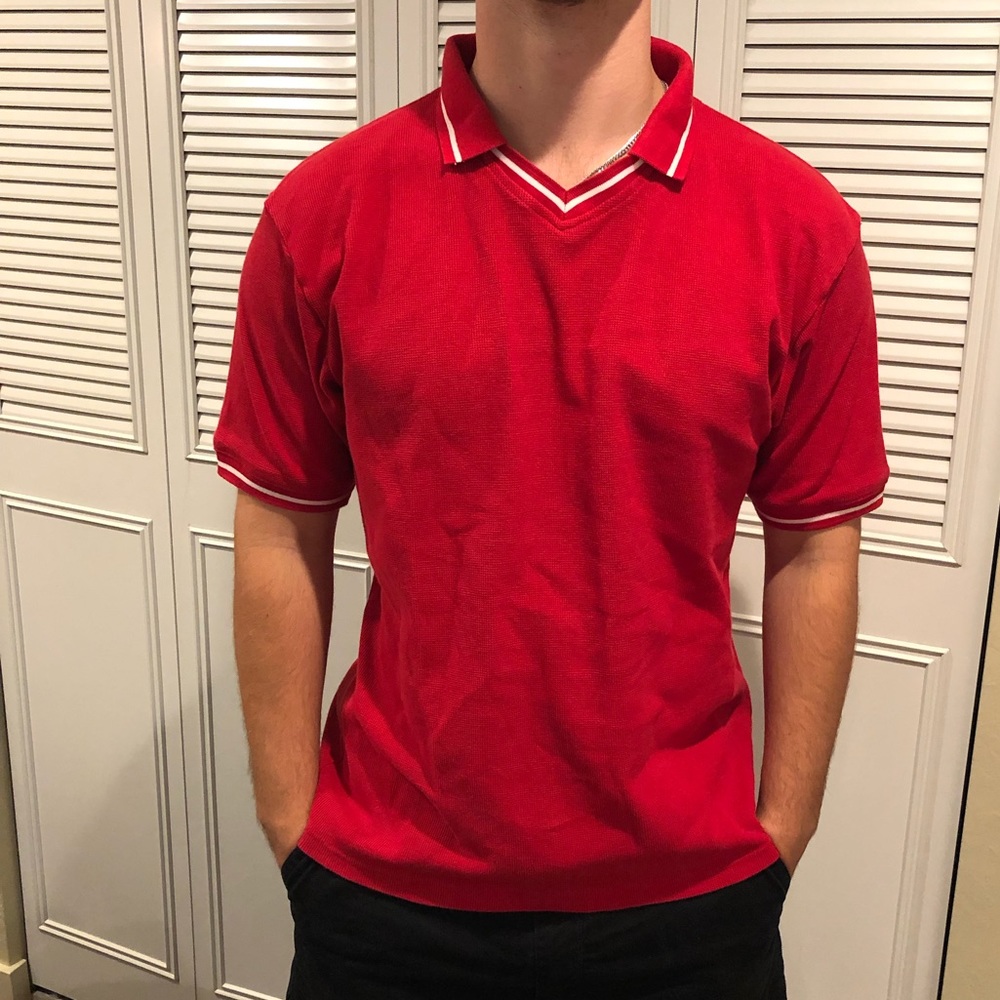 🛑VINTAGE Jazzman Sportswear Collard T-shirt🛑